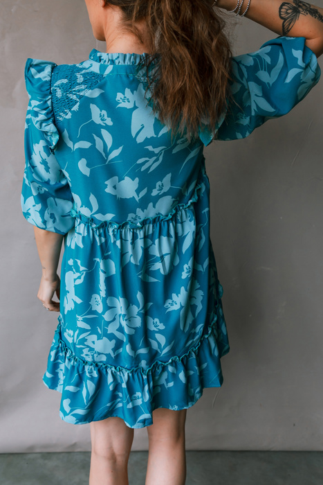 Love Kuza - Teal Bloom Tiered Mini