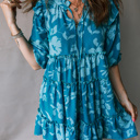  Love Kuza - Teal Bloom Tiered Mini