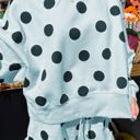  Love Kuza - Minty Blue Dot Lounge Set