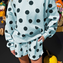  Love Kuza - Minty Blue Dot Lounge Set