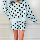  Love Kuza - Minty Blue Dot Lounge Set