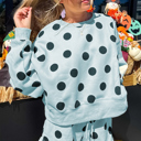  Love Kuza - Minty Blue Dot Lounge Set