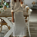  Love Kuza - Coastal Stripe Knit Set