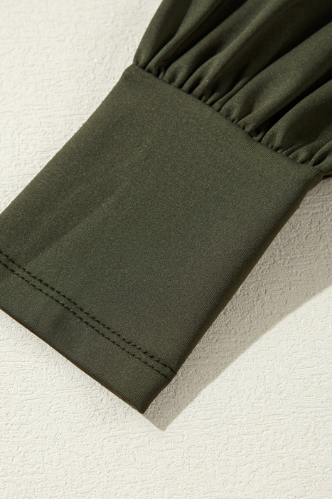 Love Kuza - Midnight Muse Ruched Bodysuit