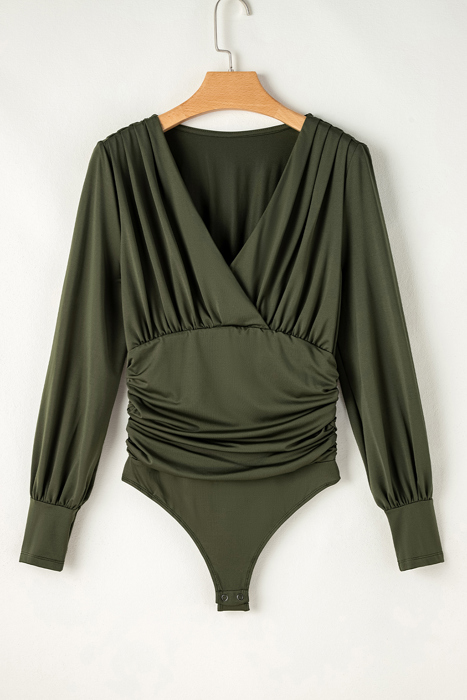 Love Kuza - Midnight Muse Ruched Bodysuit