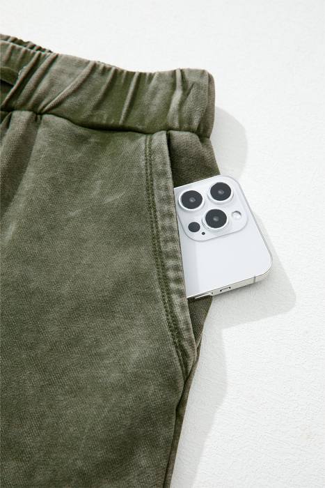 Love Kuza - Olive Drift Patchwork Lounge Pant