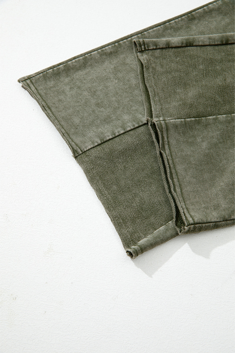 Love Kuza - Olive Drift Patchwork Lounge Pant