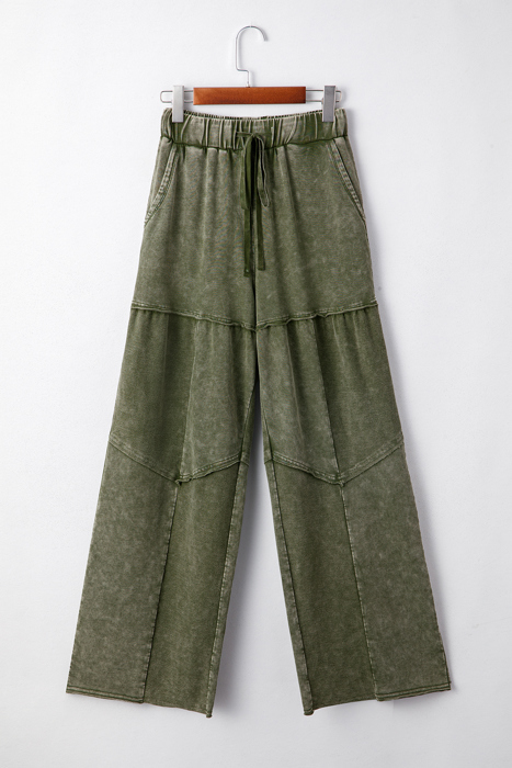 Love Kuza - Olive Drift Patchwork Lounge Pant