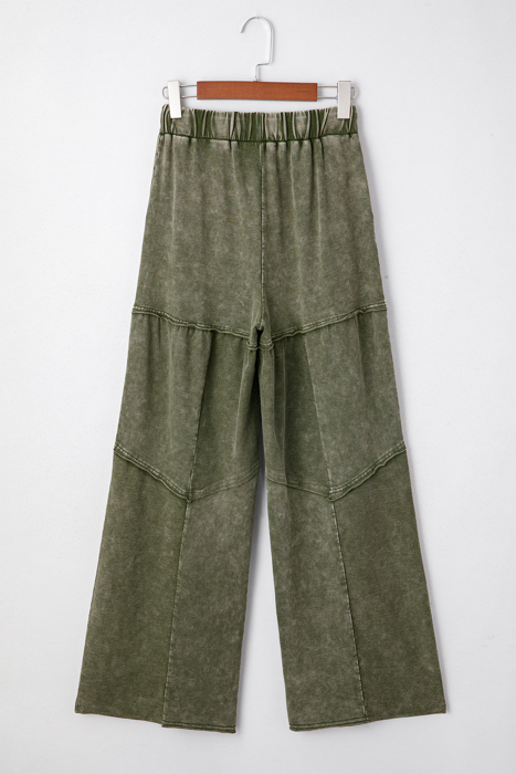 Love Kuza - Olive Drift Patchwork Lounge Pant