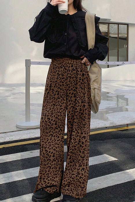 Love Kuza - Wild Stroll Wide-Leg Pants