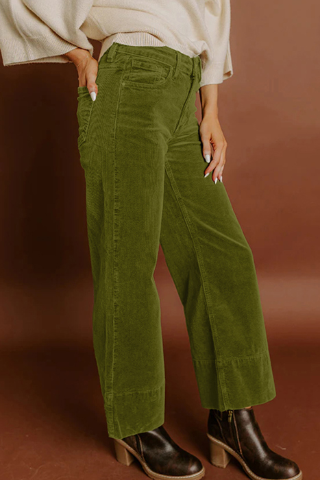 Love Kuza - Evergreen Corduroy Wanderer Pants