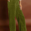  Love Kuza - Evergreen Corduroy Wanderer Pants