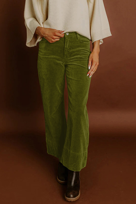 Love Kuza - Evergreen Corduroy Wanderer Pants