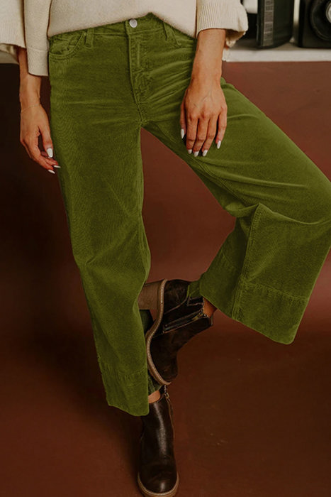 Love Kuza - Evergreen Corduroy Wanderer Pants