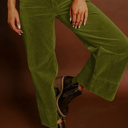  Love Kuza - Evergreen Corduroy Wanderer Pants