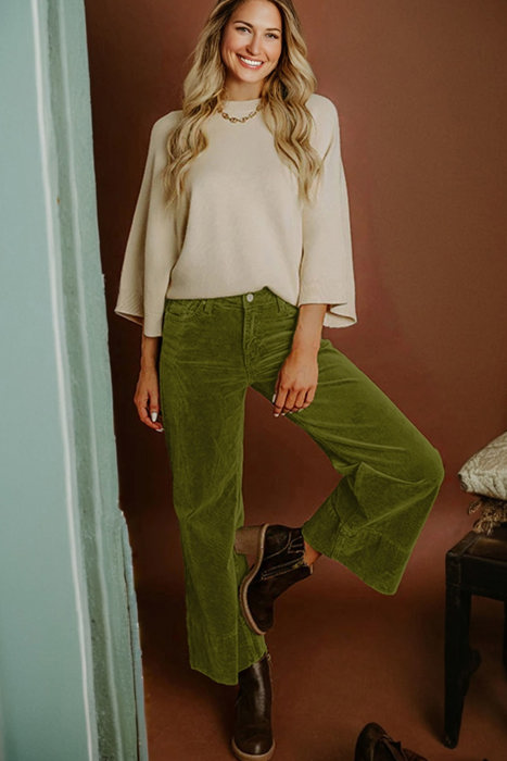 Love Kuza - Evergreen Corduroy Wanderer Pants