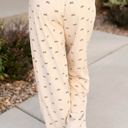  Love Kuza - Bow Whisper Ribbed Lounge Pant