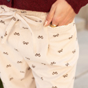  Love Kuza - Bow Whisper Ribbed Lounge Pant