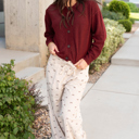  Love Kuza - Bow Whisper Ribbed Lounge Pant