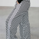  Love Kuza - Checkerboard Streetwide Lounge Pant