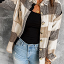  Love Kuza - Mocha Patchwork Shacket