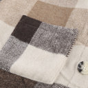  Love Kuza - Mocha Patchwork Shacket