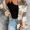  Love Kuza - Mocha Patchwork Shacket