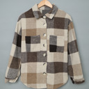  Love Kuza - Mocha Patchwork Shacket