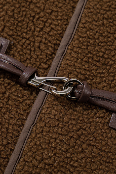 Love Kuza - Mocha Trail Toggle Fleece Jacket