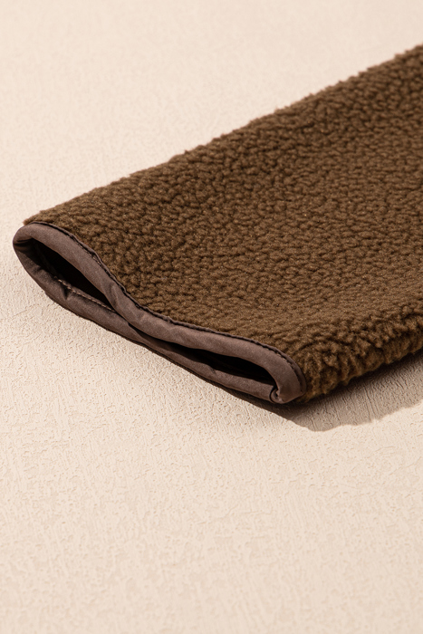 Love Kuza - Mocha Trail Toggle Fleece Jacket