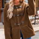  Love Kuza - Mocha Trail Toggle Fleece Jacket