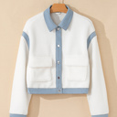  Love Kuza - Winterlight Denim-Trim Jacket