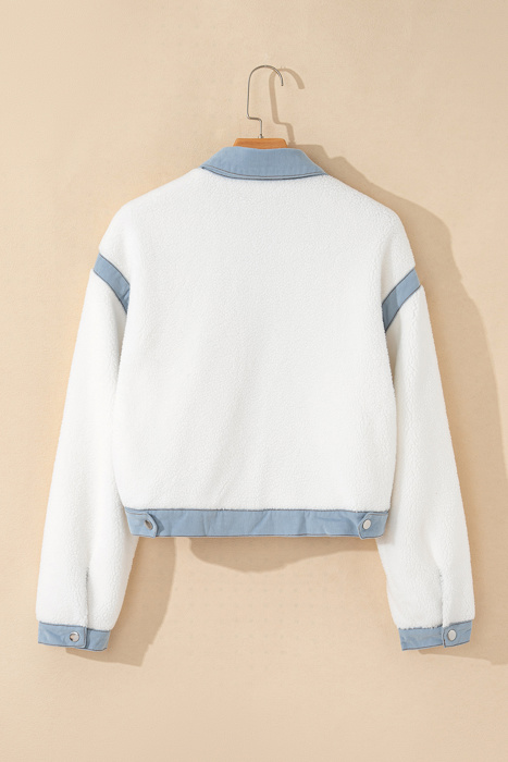 Love Kuza - Winterlight Denim-Trim Jacket