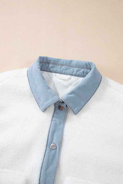 Love Kuza - Winterlight Denim-Trim Jacket