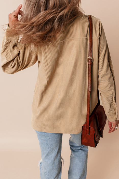 Love Kuza - Sahara Soft Corduroy Shacket