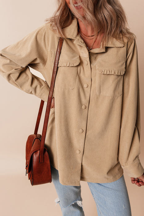 Love Kuza - Sahara Soft Corduroy Shacket