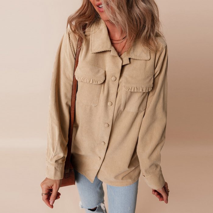 Love Kuza - Sahara Soft Corduroy Shacket