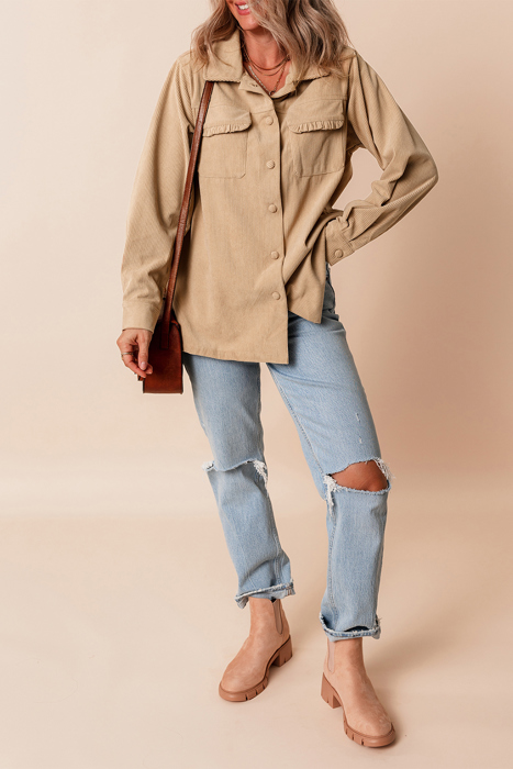 Love Kuza - Sahara Soft Corduroy Shacket