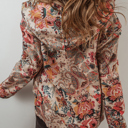  Love Kuza - Boho Bloom Sherpa Jacket