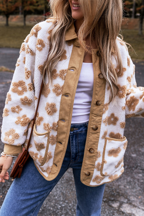 Love Kuza - Daisy Dreams Sherpa Jacket