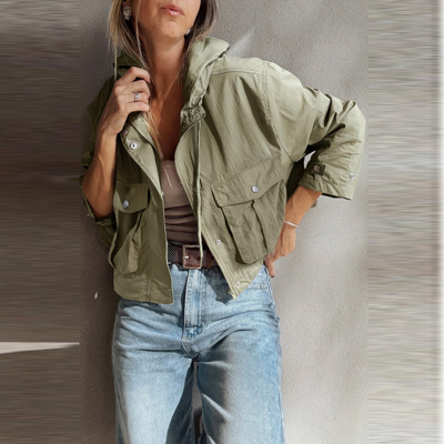 Love Kuza - Urban Breeze Utility Hoodie Jacket