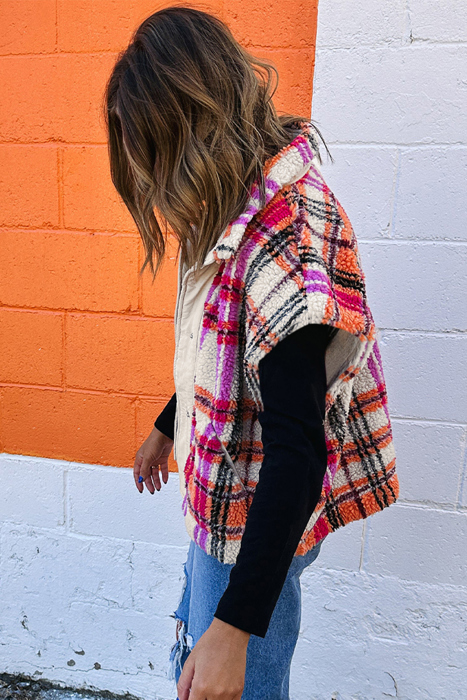 Love Kuza - Sunset Glow Sherpa Vest