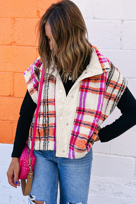 Love Kuza - Sunset Glow Sherpa Vest