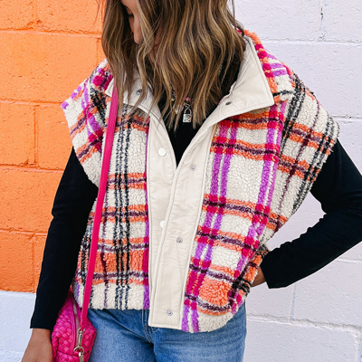 Love Kuza - Sunset Glow Sherpa Vest