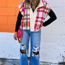 Love Kuza - Sunset Glow Sherpa Vest
