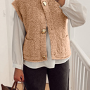  Love Kuza - Golden Hearth Sherpa Vest