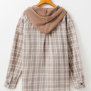  Love Kuza - Cozy Trail Plaid Hoodie Shirt