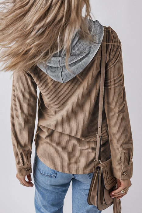 Love Kuza - Urban Ease Hoodie Shacket