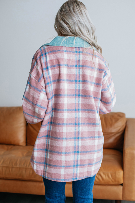 Love Kuza - Sugarplum Plaid Shacket