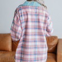  Love Kuza - Sugarplum Plaid Shacket
